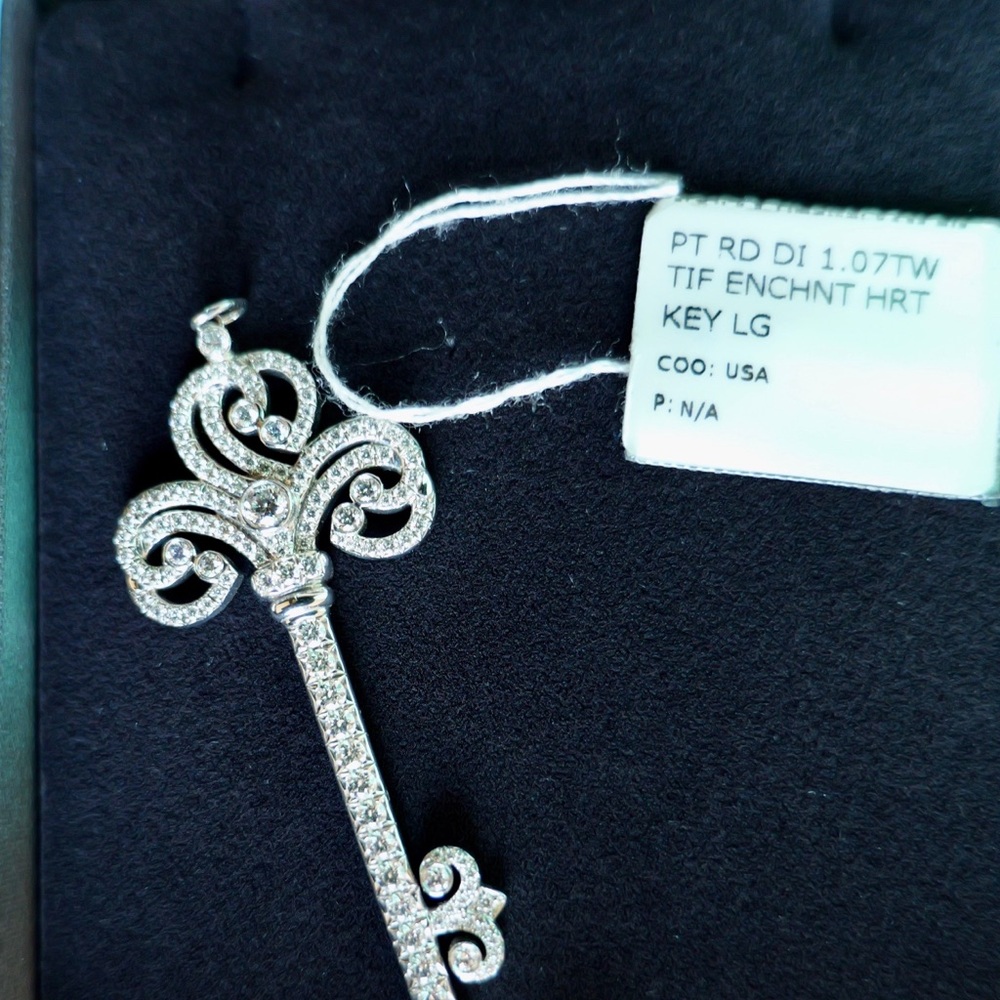 Tiffany & Co. Silver Key Charm
